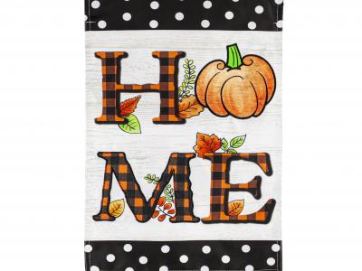 Pumpkin Home Garden Flag