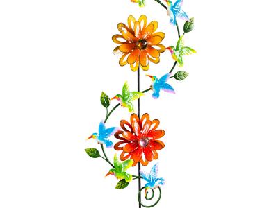 Garden Stake w/ Spinning Flowe