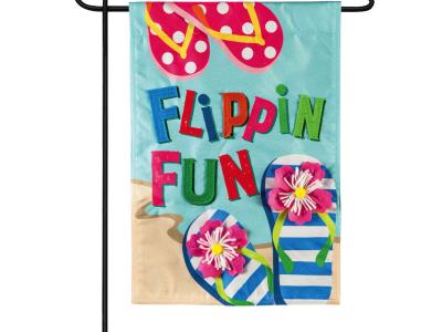 Flippin Fun Garden Flag