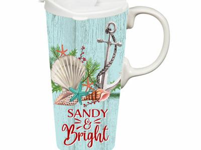Travel Cup w/ box, Sandy & Bright   17 oz.