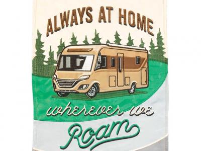 FALL MOTORHOME ALWAYS AT HOME   Garden Flag